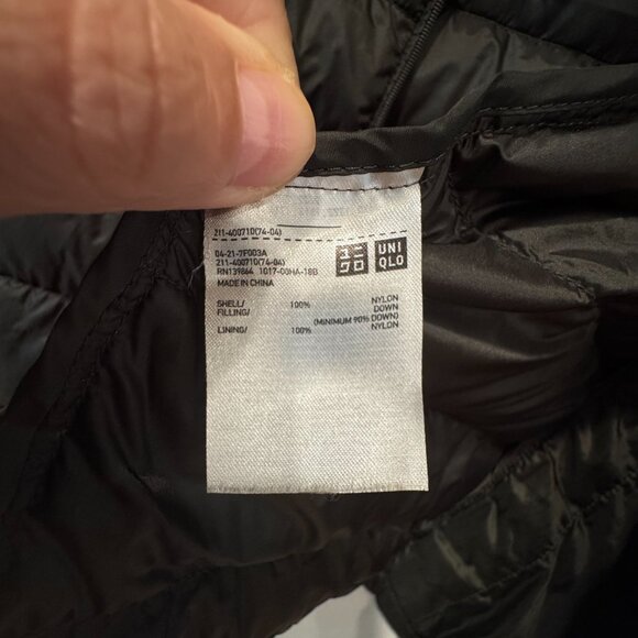 🟢 Uniqlo Women’s Ultra Light Down Vest | Black (XL) | Excellent Condition - Picture 5 of 7